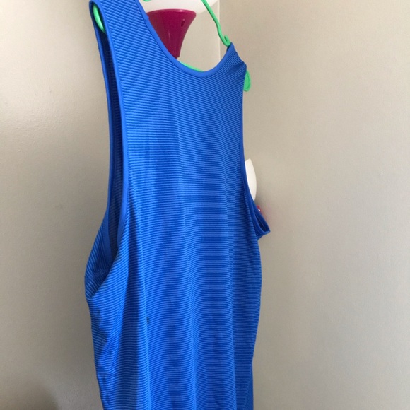 RUSELL Training fit, BLUE SLEEVELESS SHIRT. - Picture 7 of 7